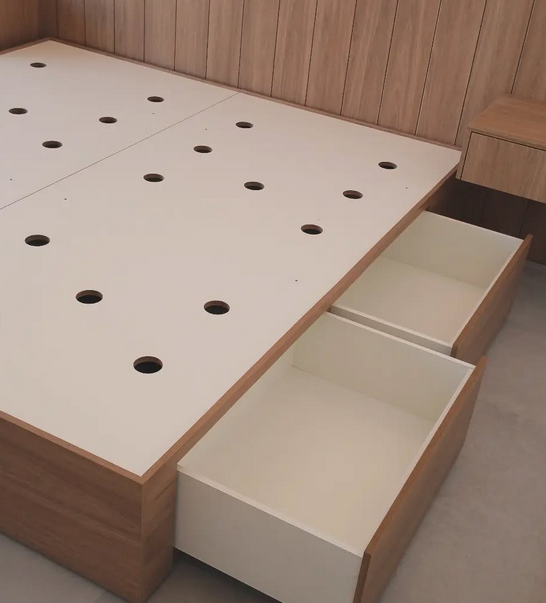 Estrutura sob medida para quarto